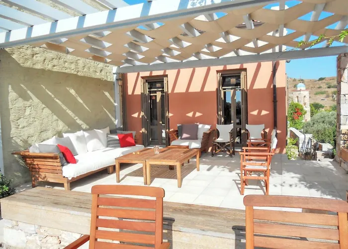 Charming House With Sea View In Chrousa, Fenced Garden