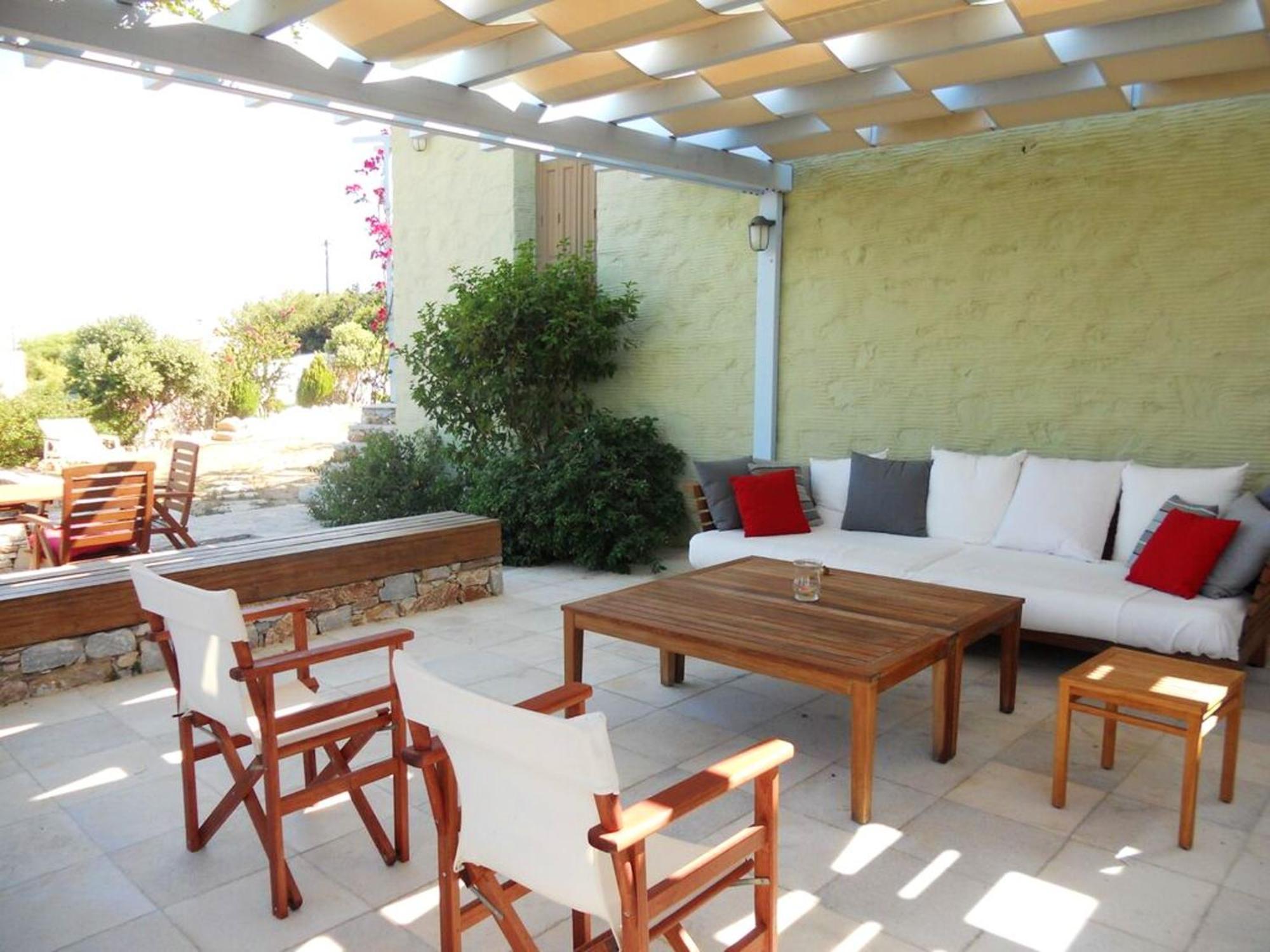 Charming House With Sea View In Chrousa, Fenced Garden Chrousa