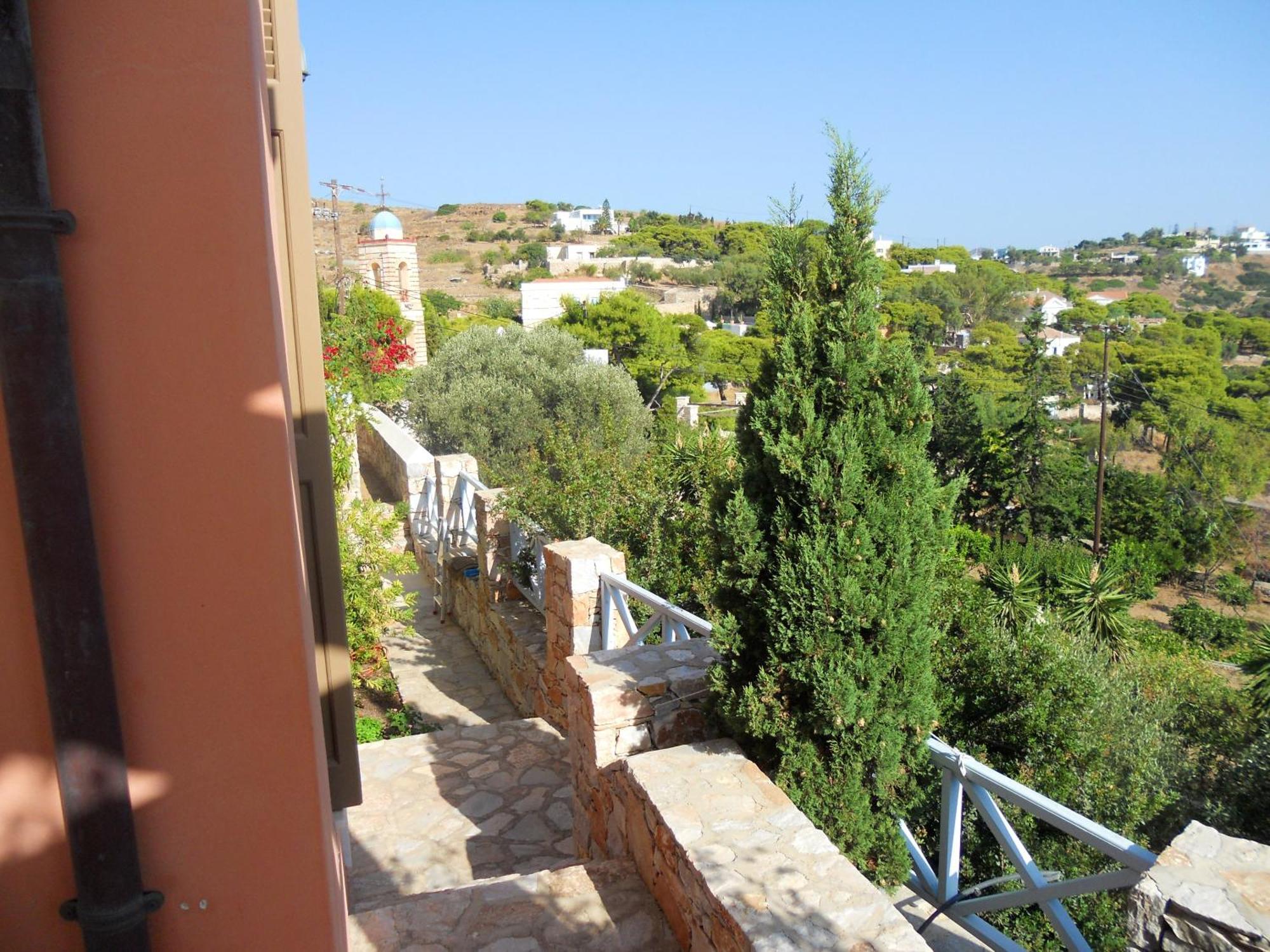 Holiday home Charming House With Sea View In Chrousa, Fenced Garden *