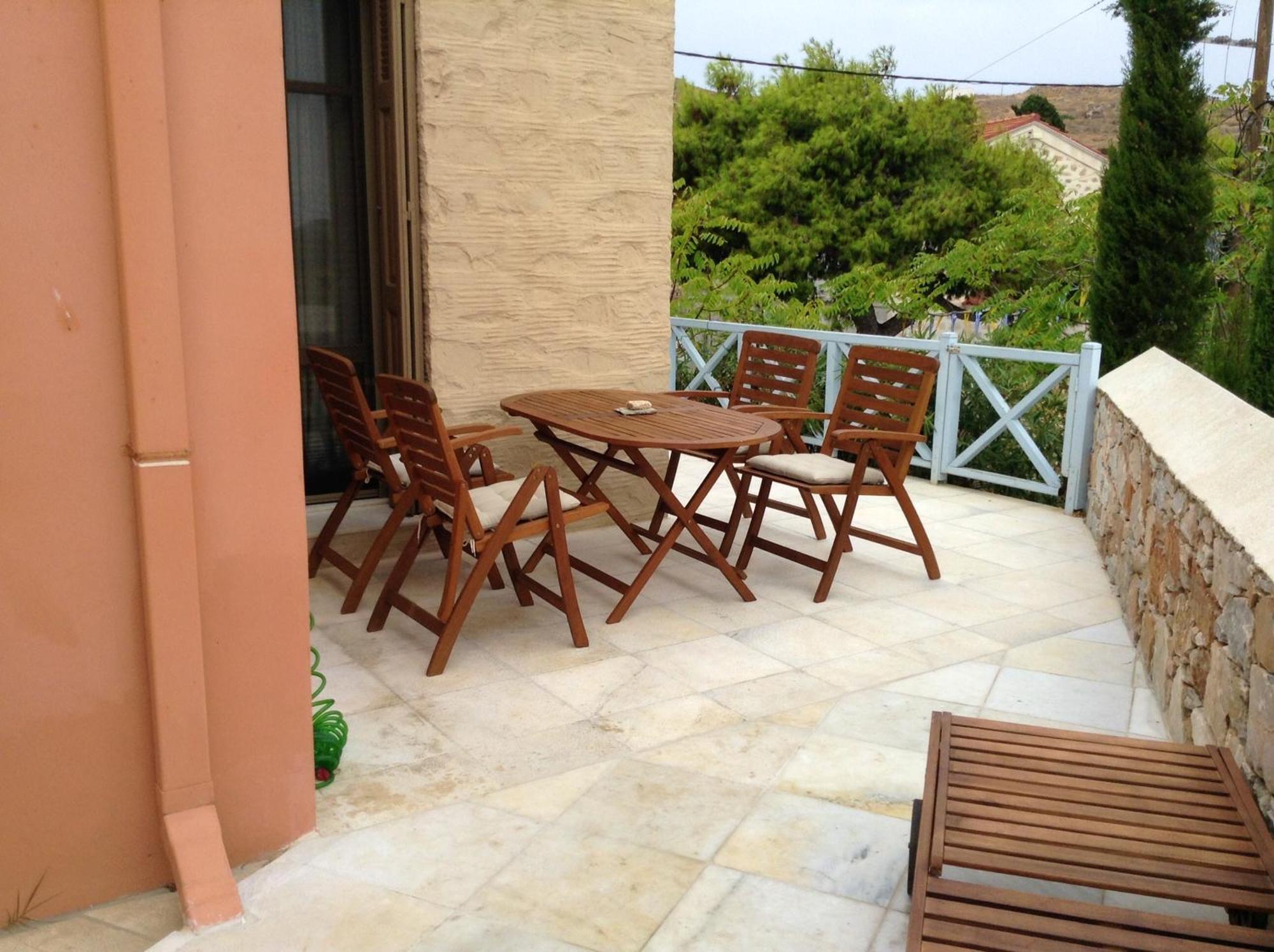 Holiday home Charming House With Sea View In Chrousa, Fenced Garden *