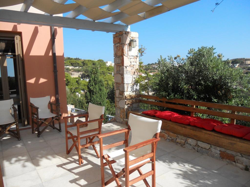 Charming House With Sea View In Chrousa, Fenced Garden *